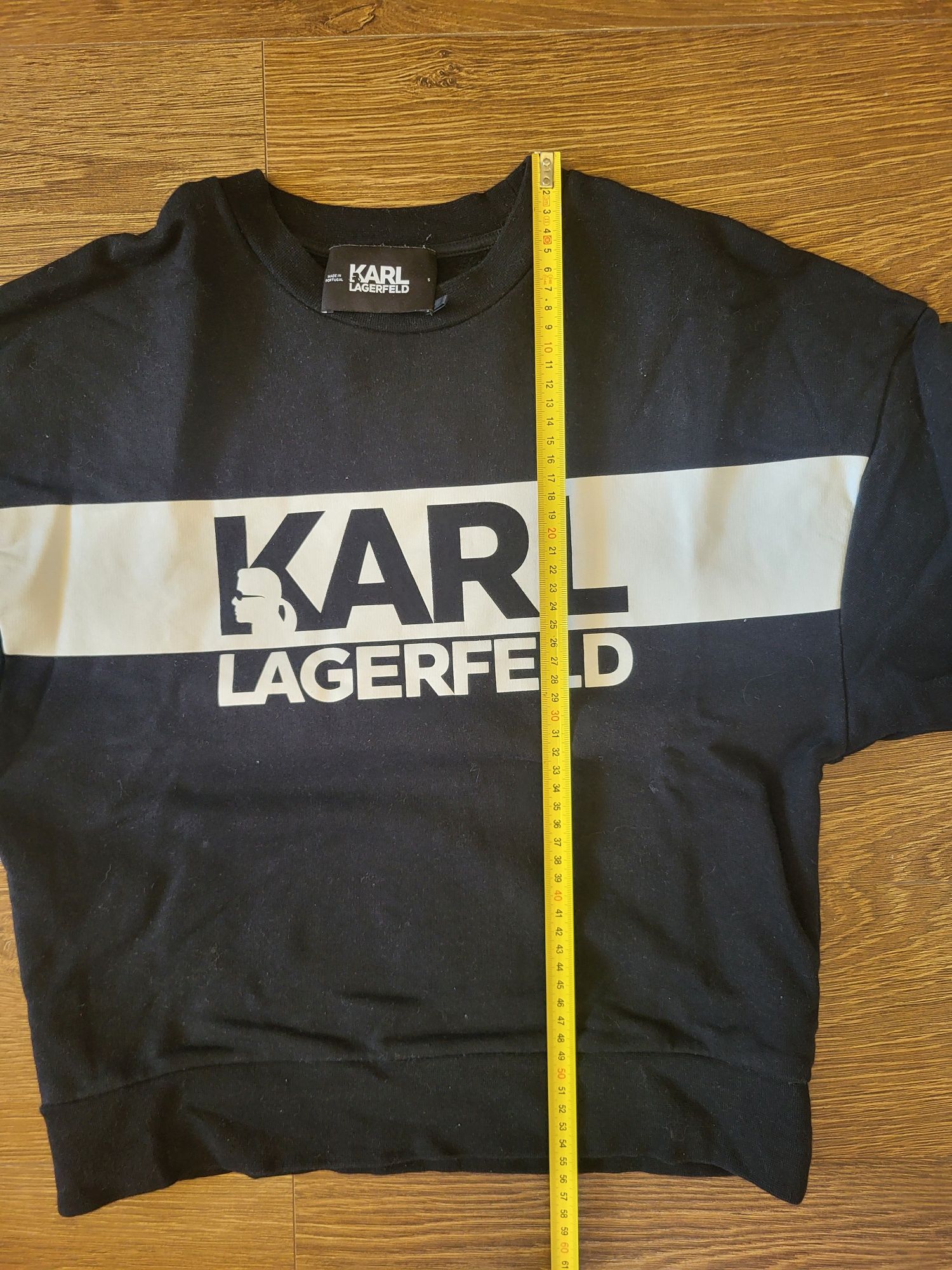 Czarno-biała bluza Karl Lagerfeld, rozmiar S