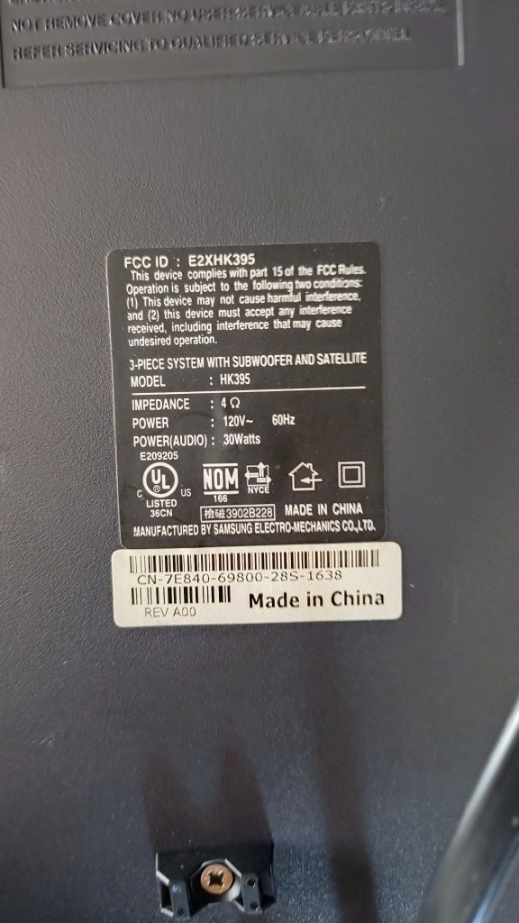 Głośniki komputerowe Harman Kardon HK365 Satelity+subwoofer