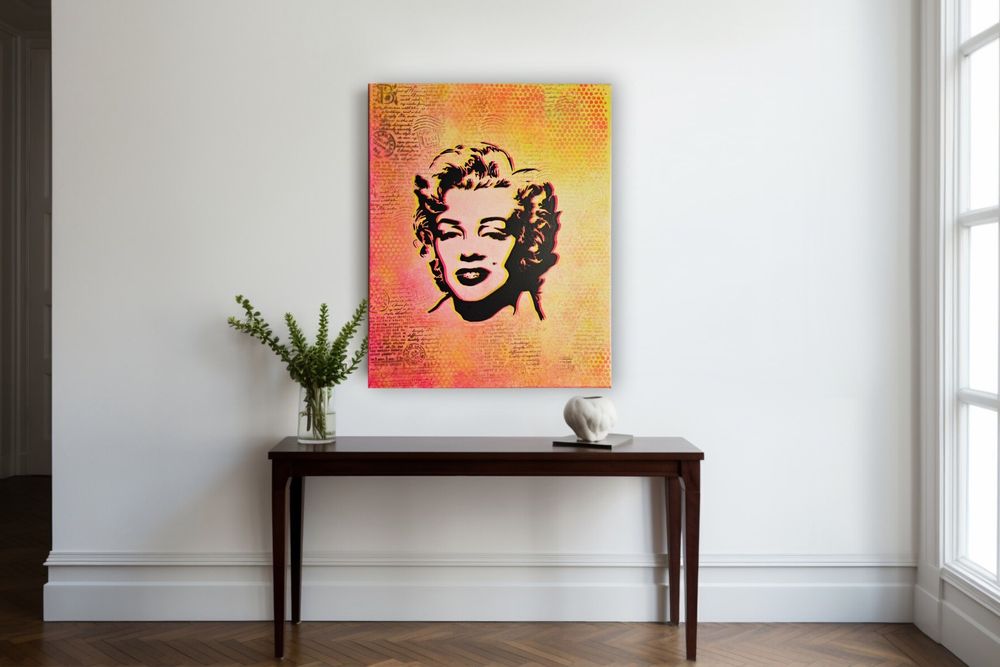 Marylin Monroe obraz ręcznie malowany Do salonu nowoczesny pop-art