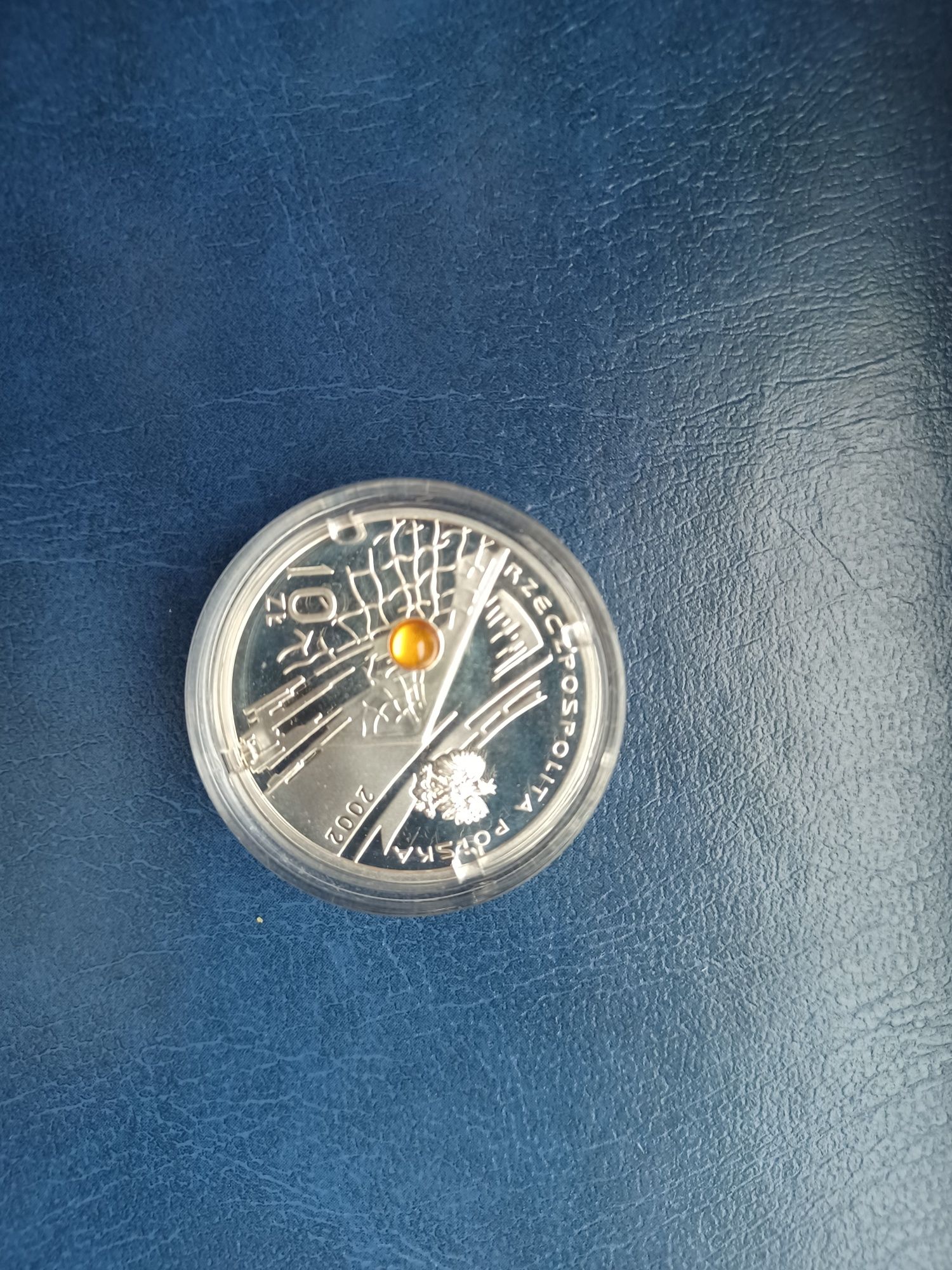 Moneta srebrna 10 zł Korea Japonia 2002 NBP