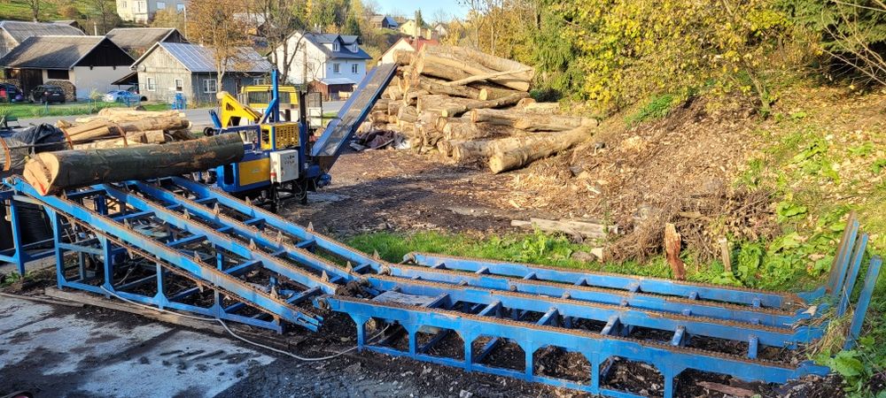 Piło łuparka, kombajn do drewna kominkowego