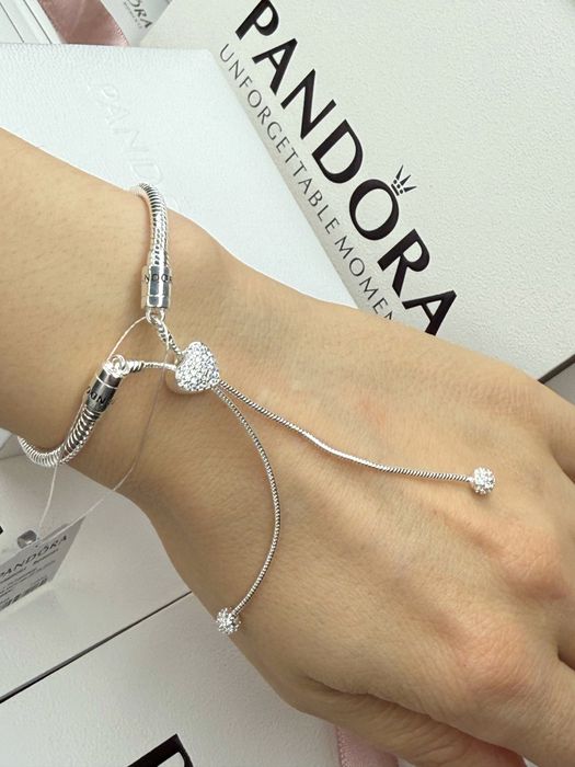 Браслет Пандора Pandora moments слайдер