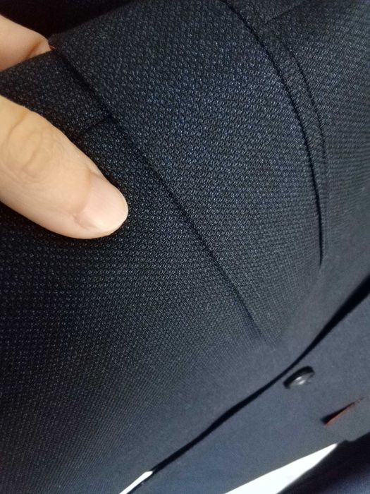 Jak NOWA next marynarka męska garnitur 38r slim fit granatowa M 48