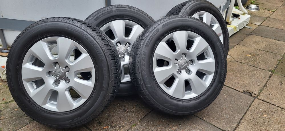 Sprzedam kola stan alufelg bdb opony zimowe Audi a6 16cali