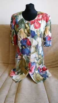 Michele Boyard - sukienka krótka na guziki, wiskoza + len /rozm.36-38