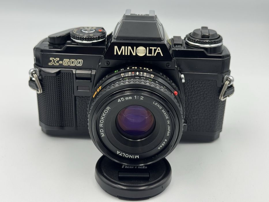 Minolta x500 45 2.0 Rokkor Black Beauty ZOBACZ