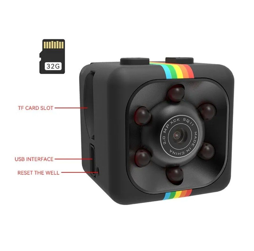 Міні камера-відеореєстратор SQ11 з датчиком руху і нічним підсвічуванн