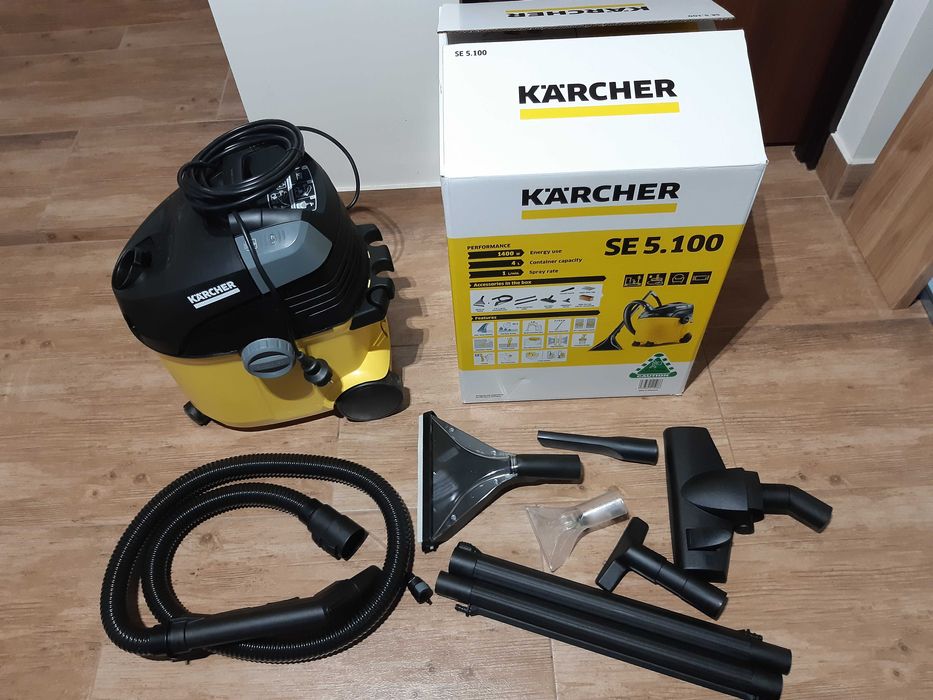 Odkurzacz piorący Karcher pranie samochodów tapicerki dywanów wynajem