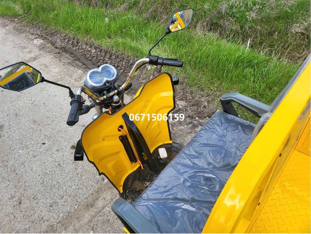 ЕЛЕКТРОТРИЦИКЛ ВАНТАЖНИЙ DOZER 1200W дозер доставка безкоштовна