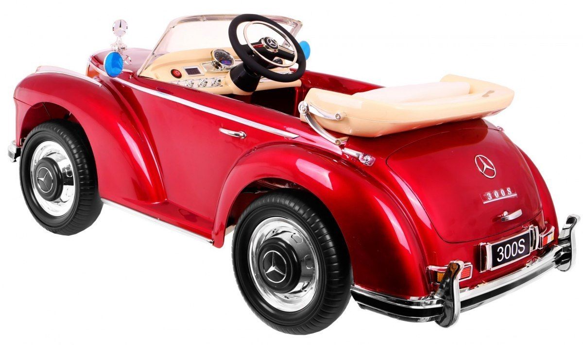 Pojazd Mercedes Benz 300S Retro Lakier Czerwony