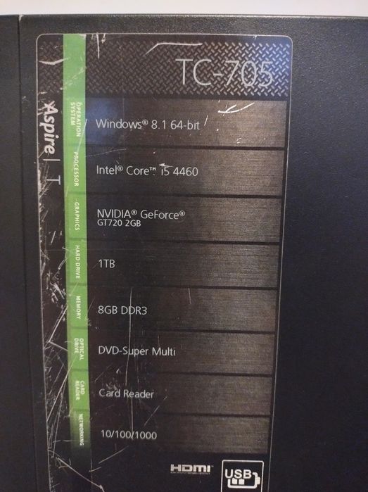 Komputer stacjonarny/gamingowy