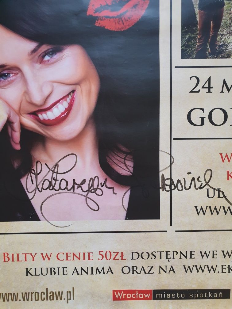 Plakat z autografem Kasia Pakosińska