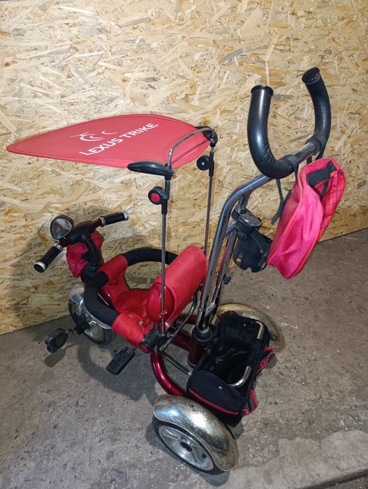 Детский велосипед с родительской ручкой