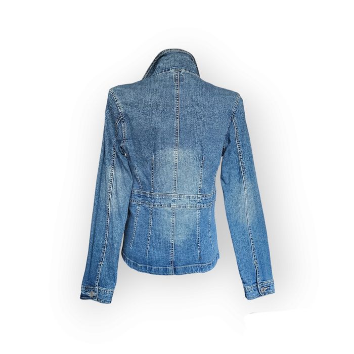Kurtka marynarka jeansowa retro grunge y2k  vintage dowton