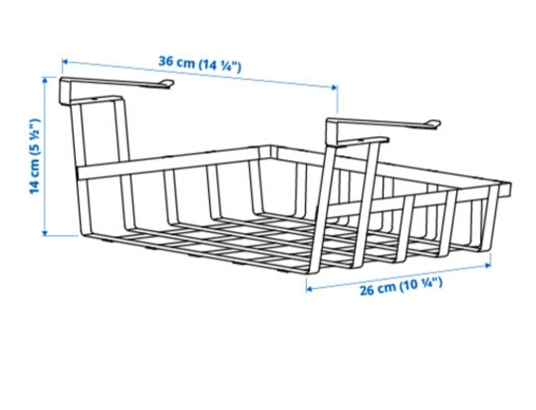 Підвісний кошик на полицю(іkea)