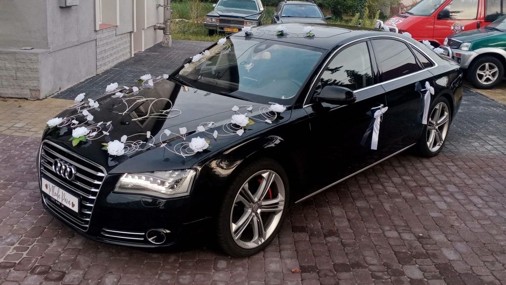 Audi A8 4.2L 380km do wynajęcia na ślub wesele Wynajem / WOLNE TERMINY