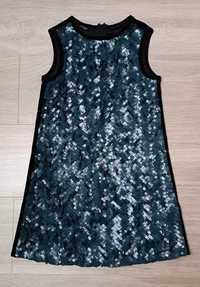 Trapezowa sukienka z cekinami Marciano by GUESS 146