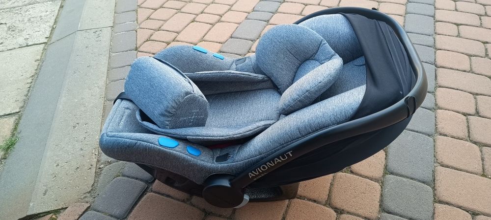2x Fotelik, baza isofix, avionaut Pixel, aerofix  soft line