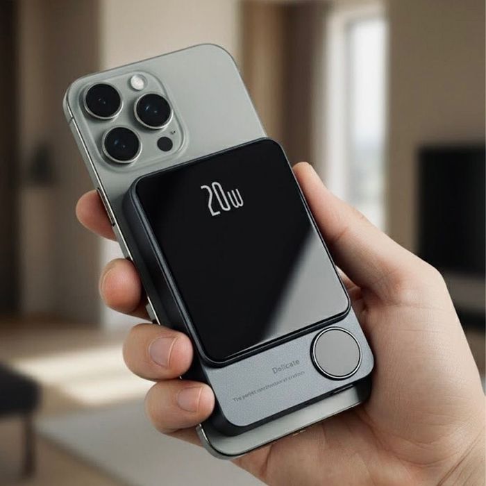 Повербанк з бездротовою зарядкою, підтримкою MagSafe 20W на 10000 mAh