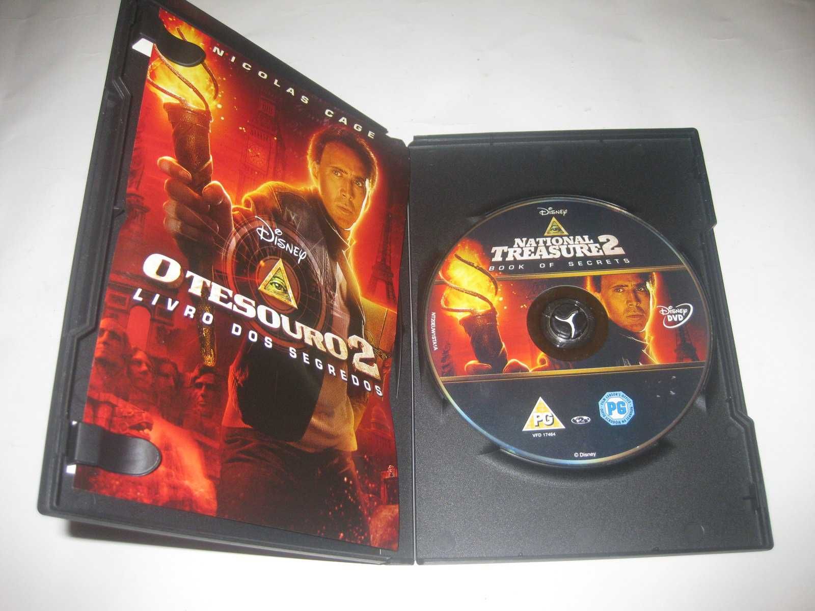 DVD "O Tesouro 2" com Nicolas Cage