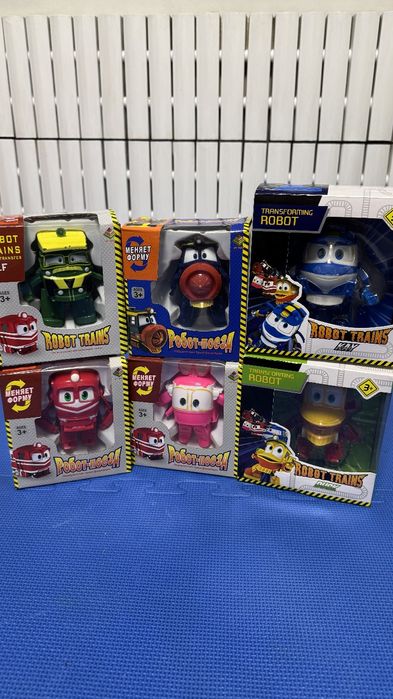 Роботы поезда робот трансформер robot trains