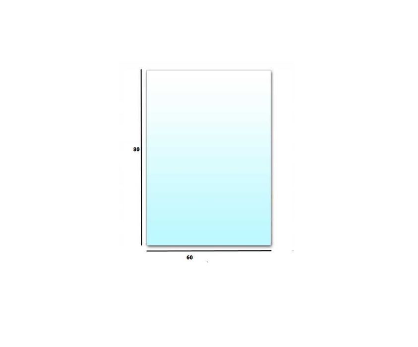 szyba hartowana pod piec kominek podstawa ochronna 80x60 biała