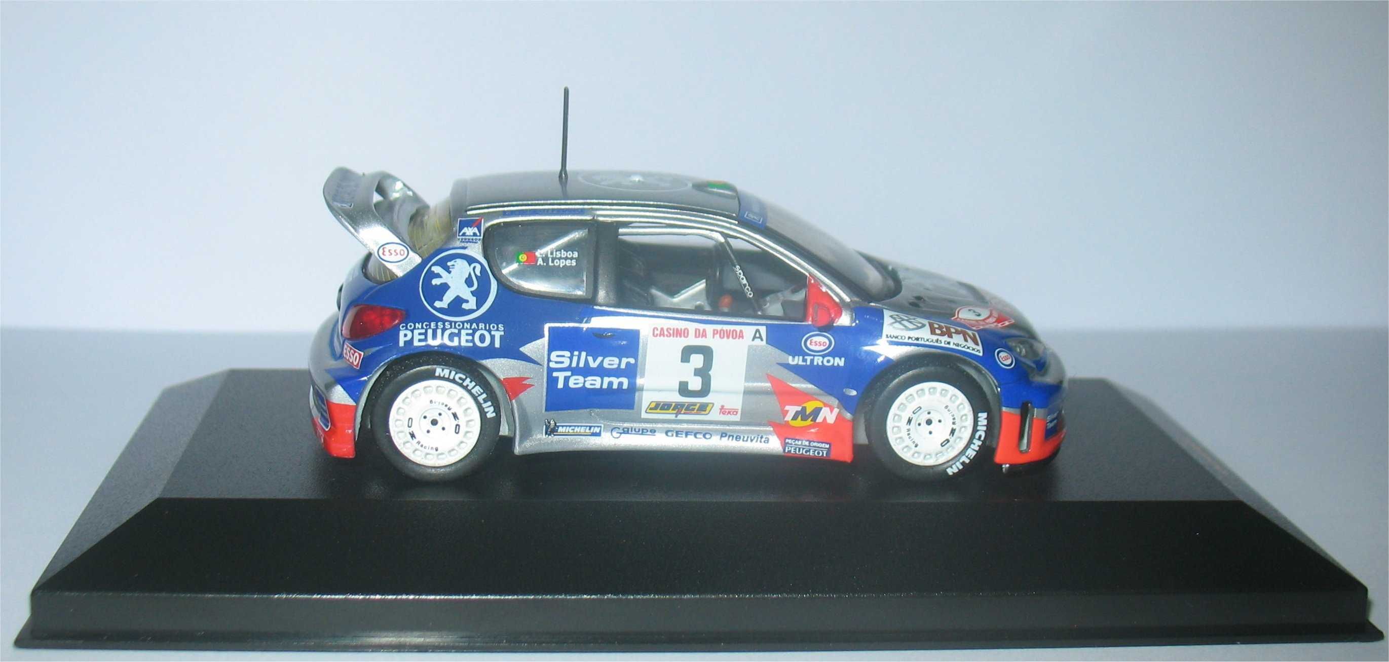 Peugeot 206 WRC - Vencedor Rally Casino da Póvoa 2001 - Adruzilo Lopes