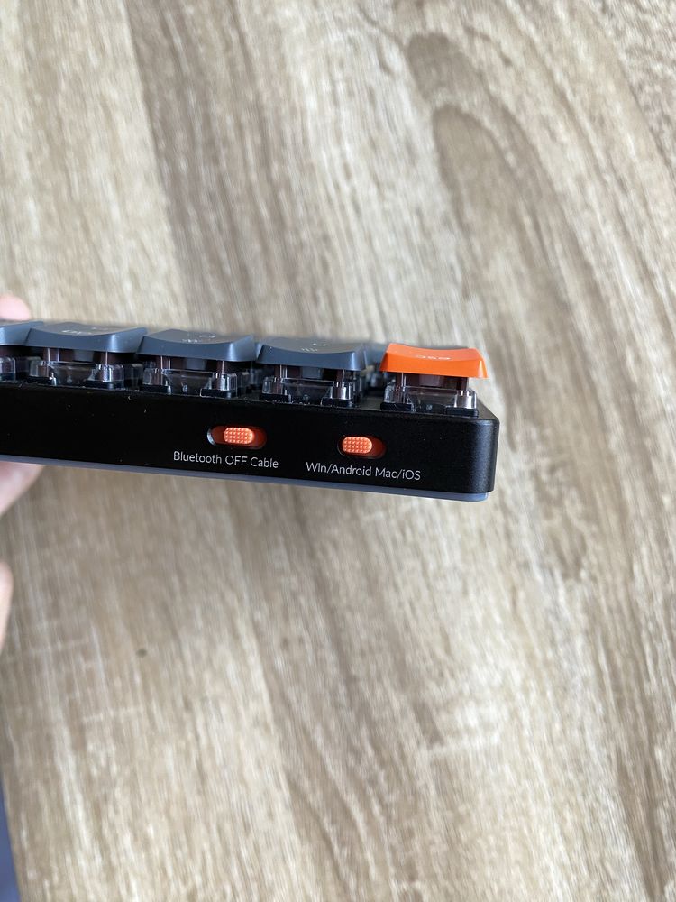 Teclado Keychron K3 v2 75% PT-PT, Low Profile sem fios e mecânico.