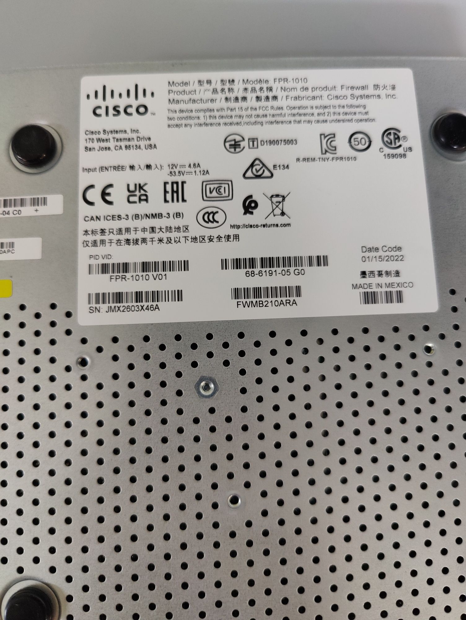 Cisco Firepower 1000 series