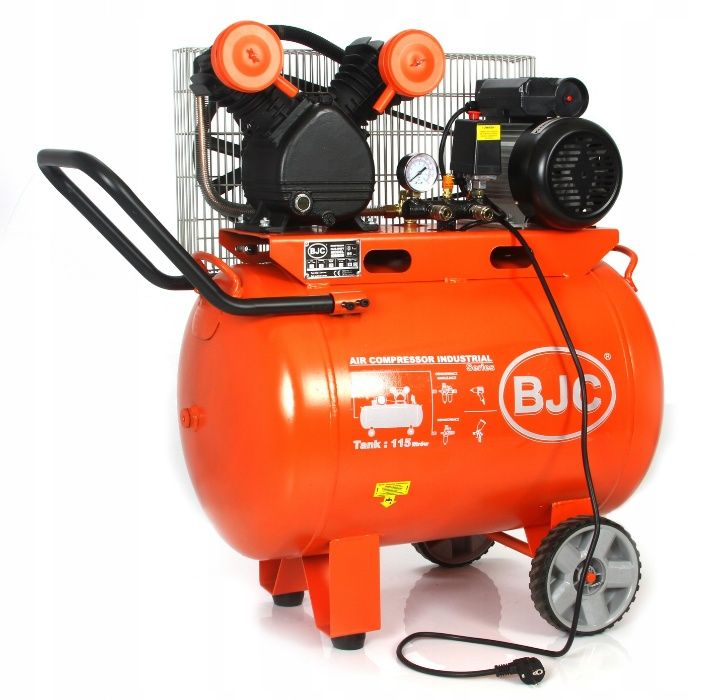 Kompresor sprężarka 115L (100 150)BJC + Bałwanek 3,5T + Klucz pneumat