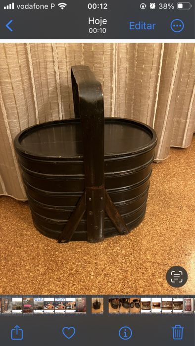 Cesto antigo chines c/ varios andares