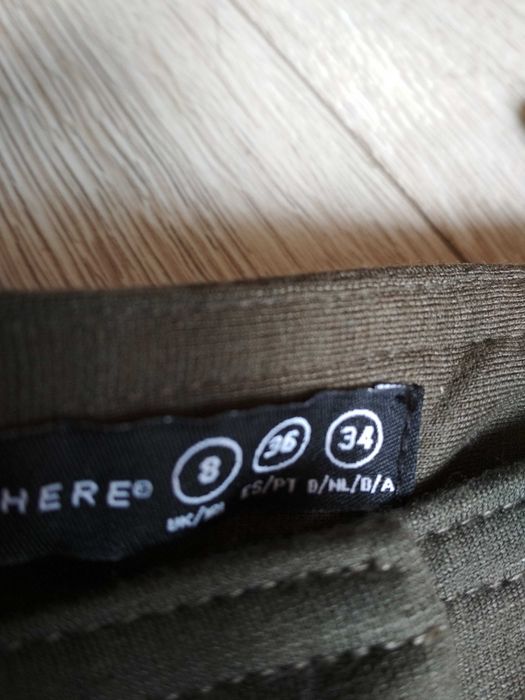Spodnie legginsy khaki damskie