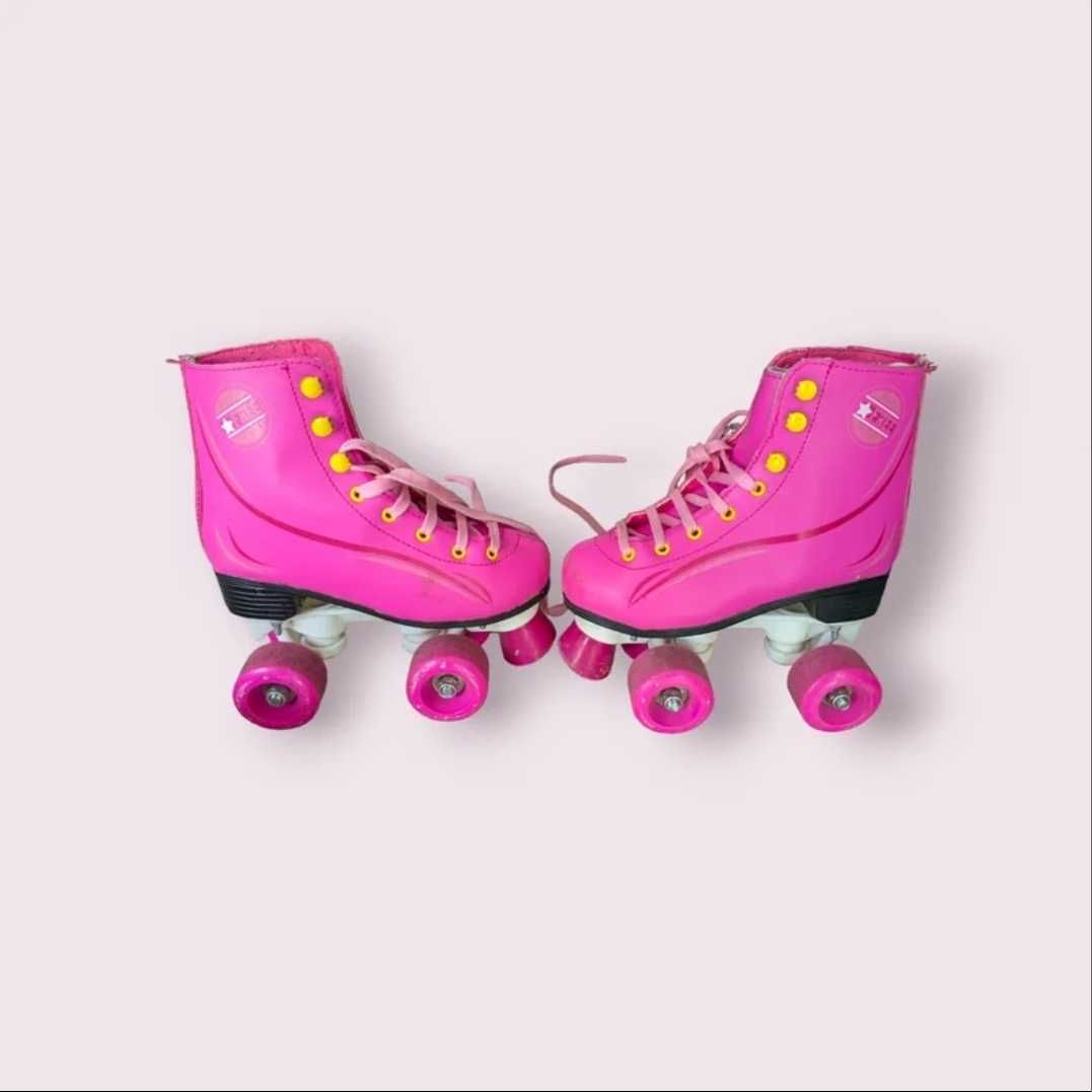 Patins cor de rosa tamanho 33