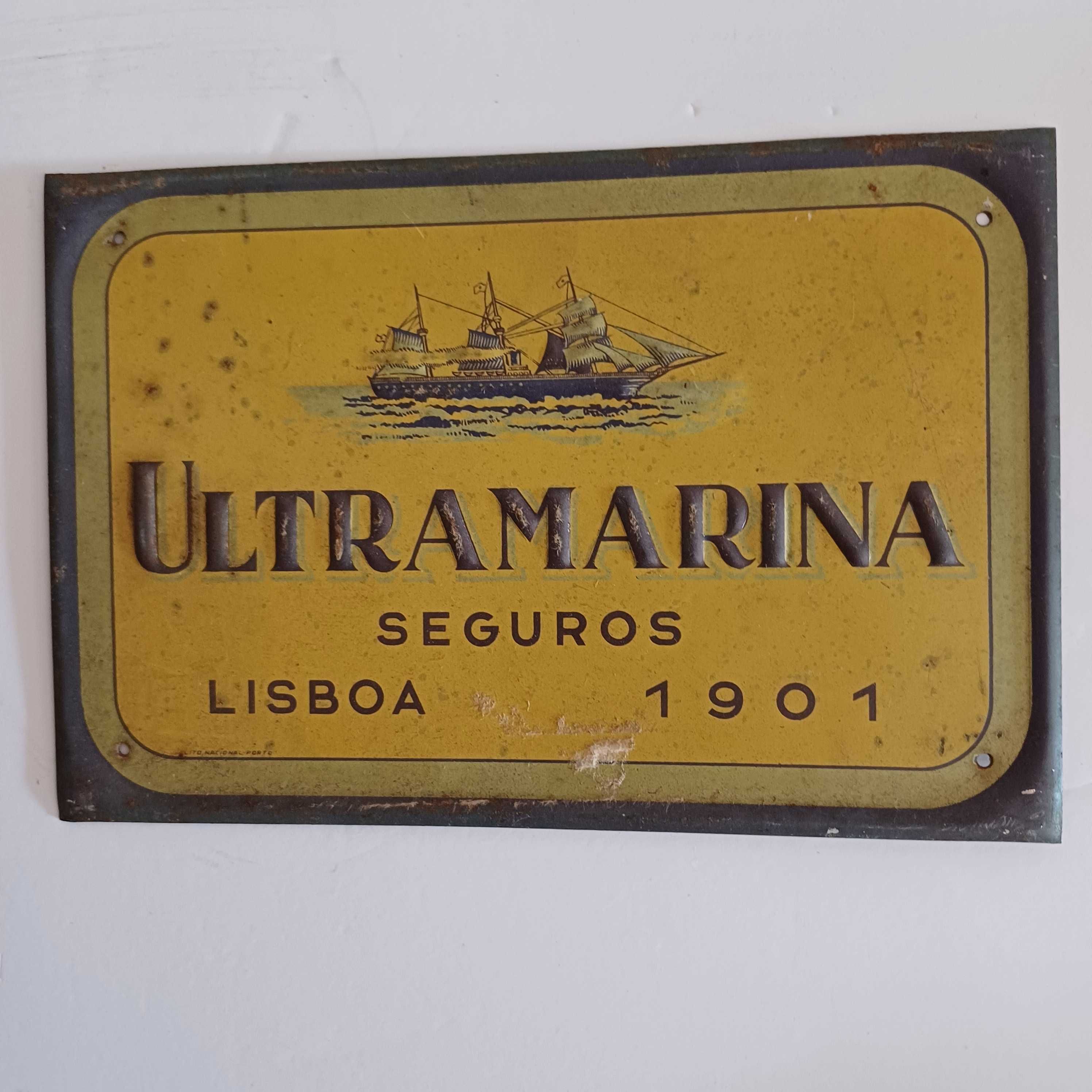 Placas/chapas publicitárias