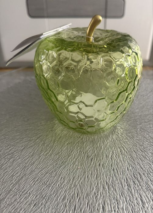Lampka jabłko ledowe szklane