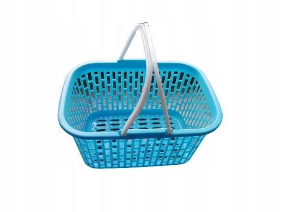 Kosz, koszyk plastikowy ażurowy z rączkami 26 cm