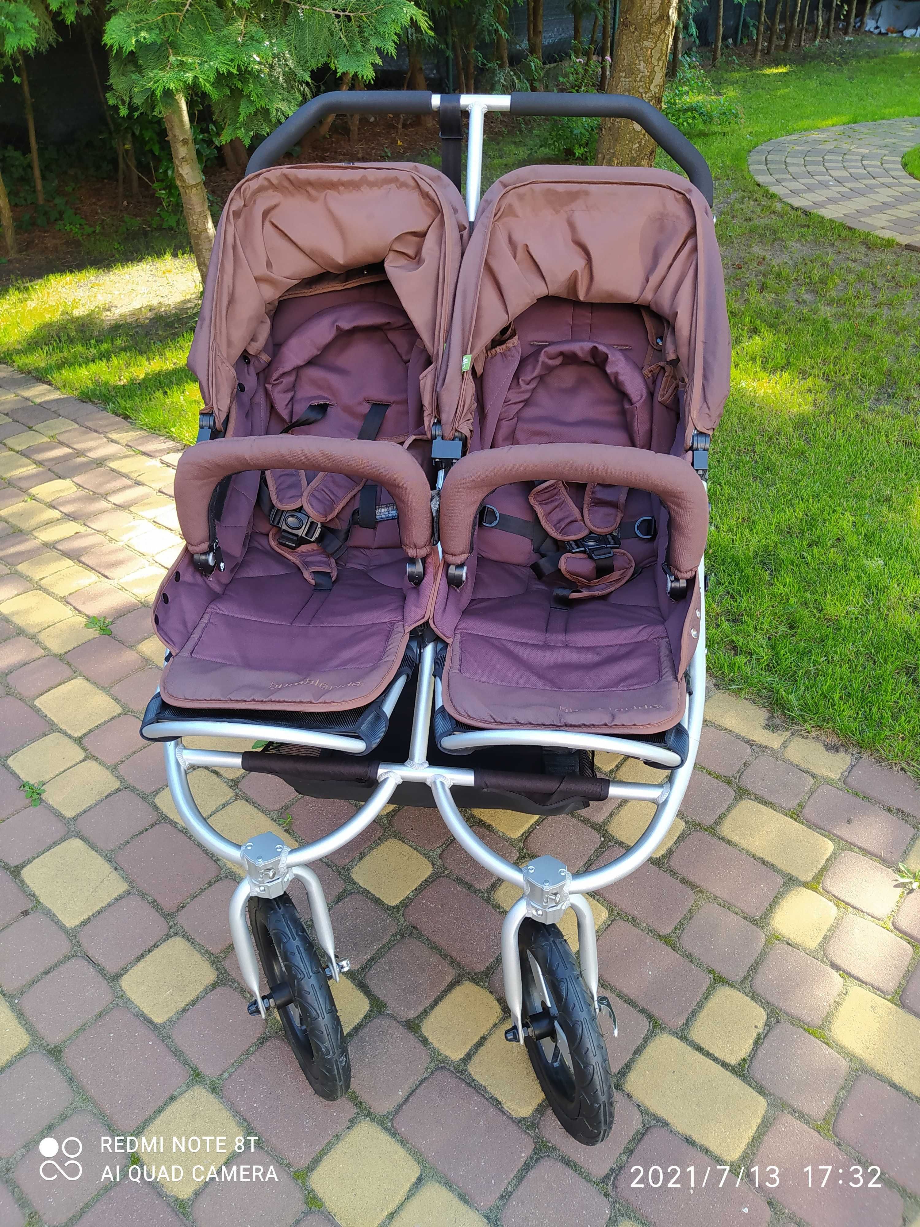 Wózek Bumbleride Indie Twin  - bliźniaki lub dzieci rok po roku
