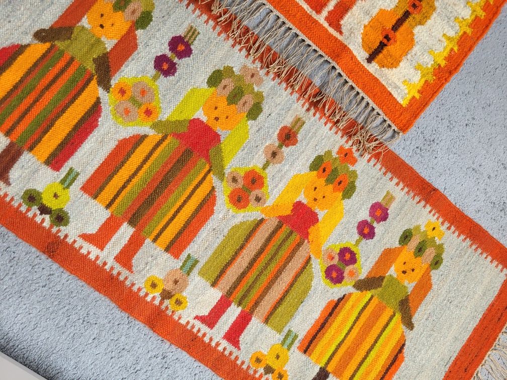 Jak nowy M.Domańska kilim,gobelin,makata-zestaw,dowolnieCepeliaWysyłk