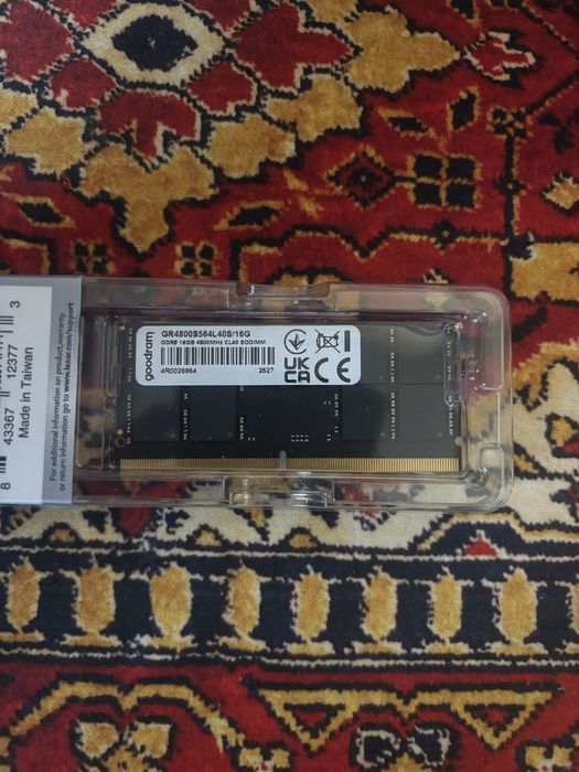 Pamięć RAM (Goodram DDR5 16GB 4800MHz CL40 SODIMM)