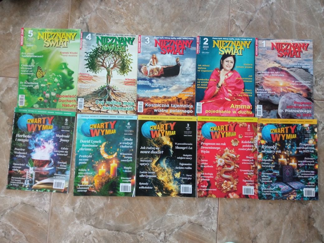 Czwarty wymiar i nieznany świat! Komplet !!