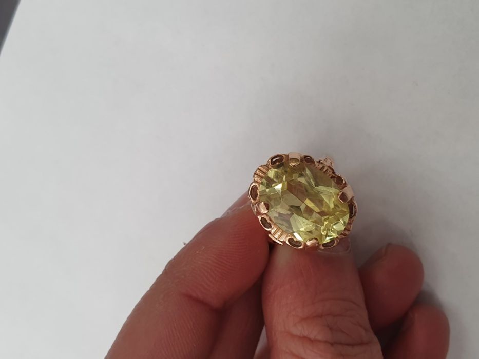 Piękny złoty pierścionek damski/ Retro/ 6.98 gram/ R15/ sklep Gdynia