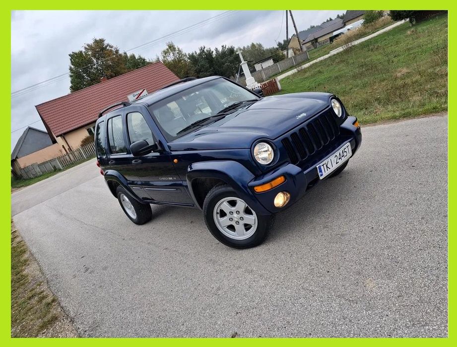 Jeep Cherokee 3.7 Benzyna 211KM 4x4 Automat Reduktor Alufegi Klimatyzacja! Gwarancja