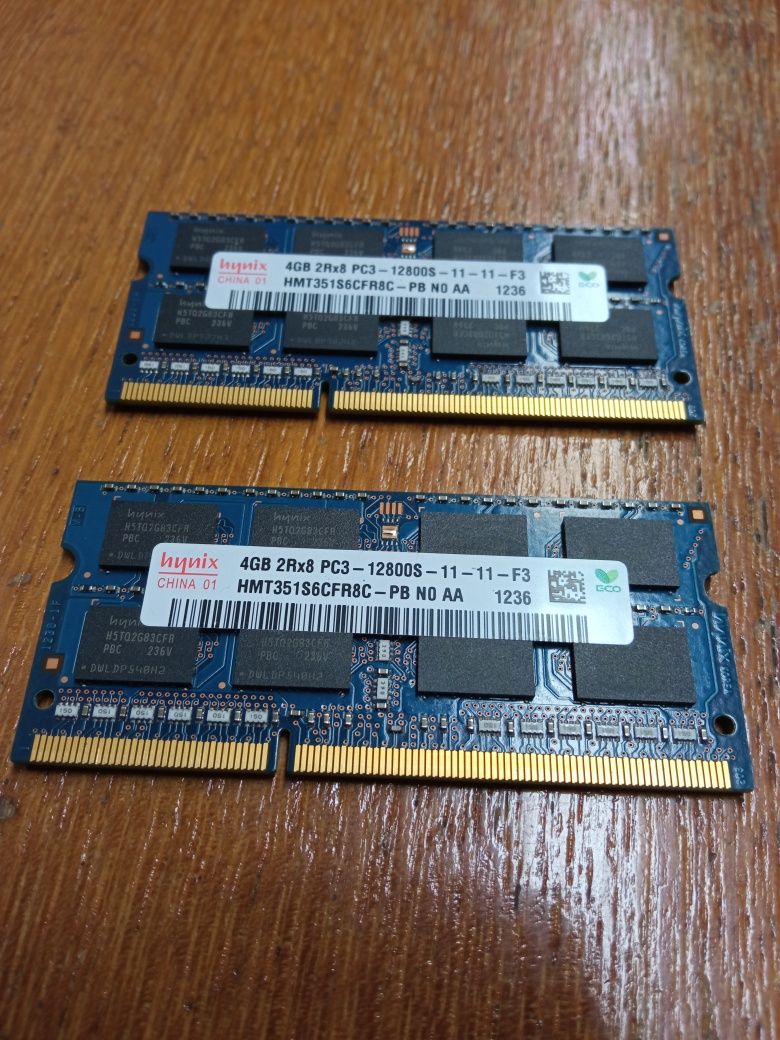 RAM  2x4GB  DDR3