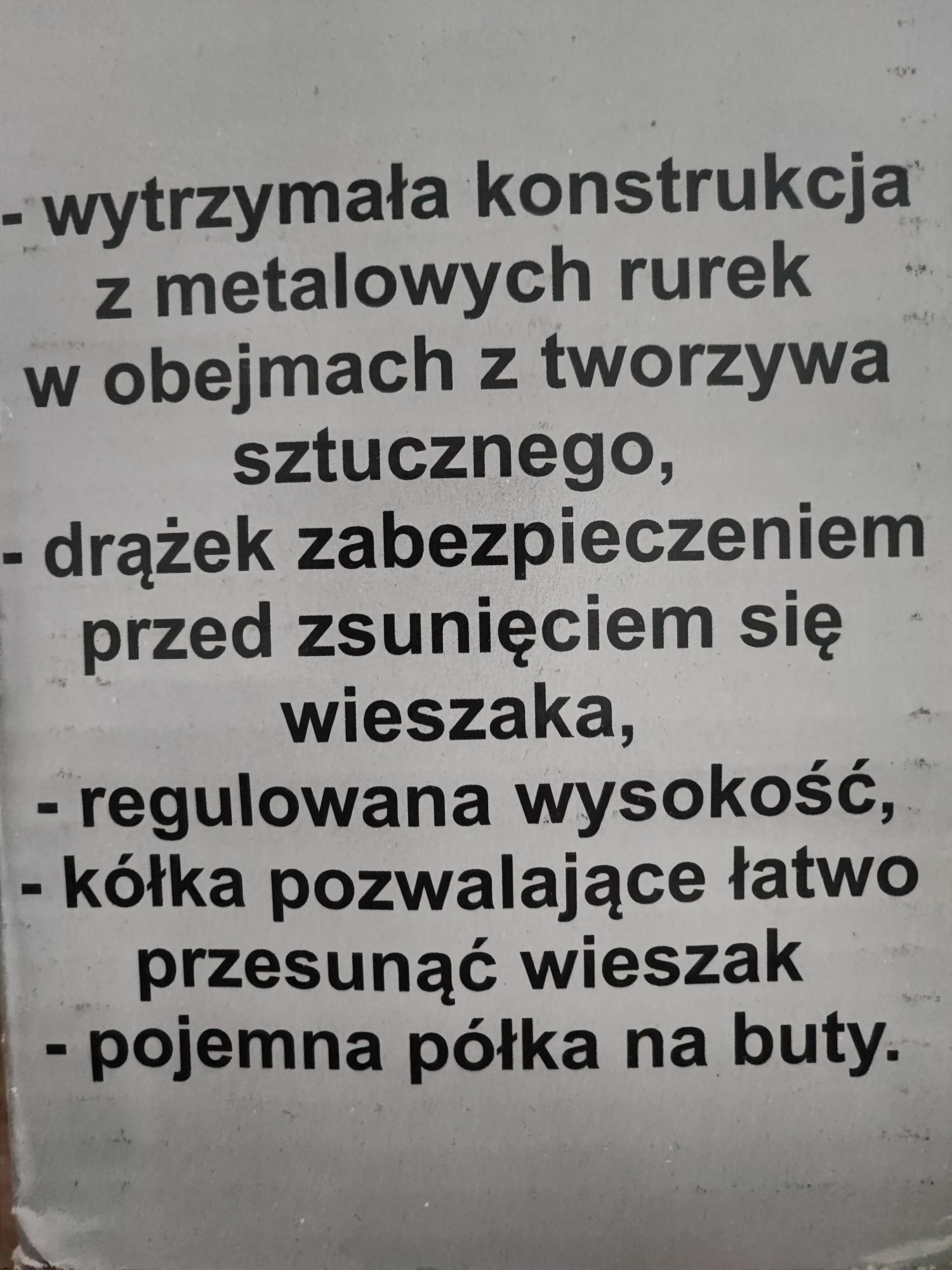 Wieszak na ubrania