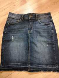 Spódnica jeansowa mini r. 34 C&A Stan jak nowa