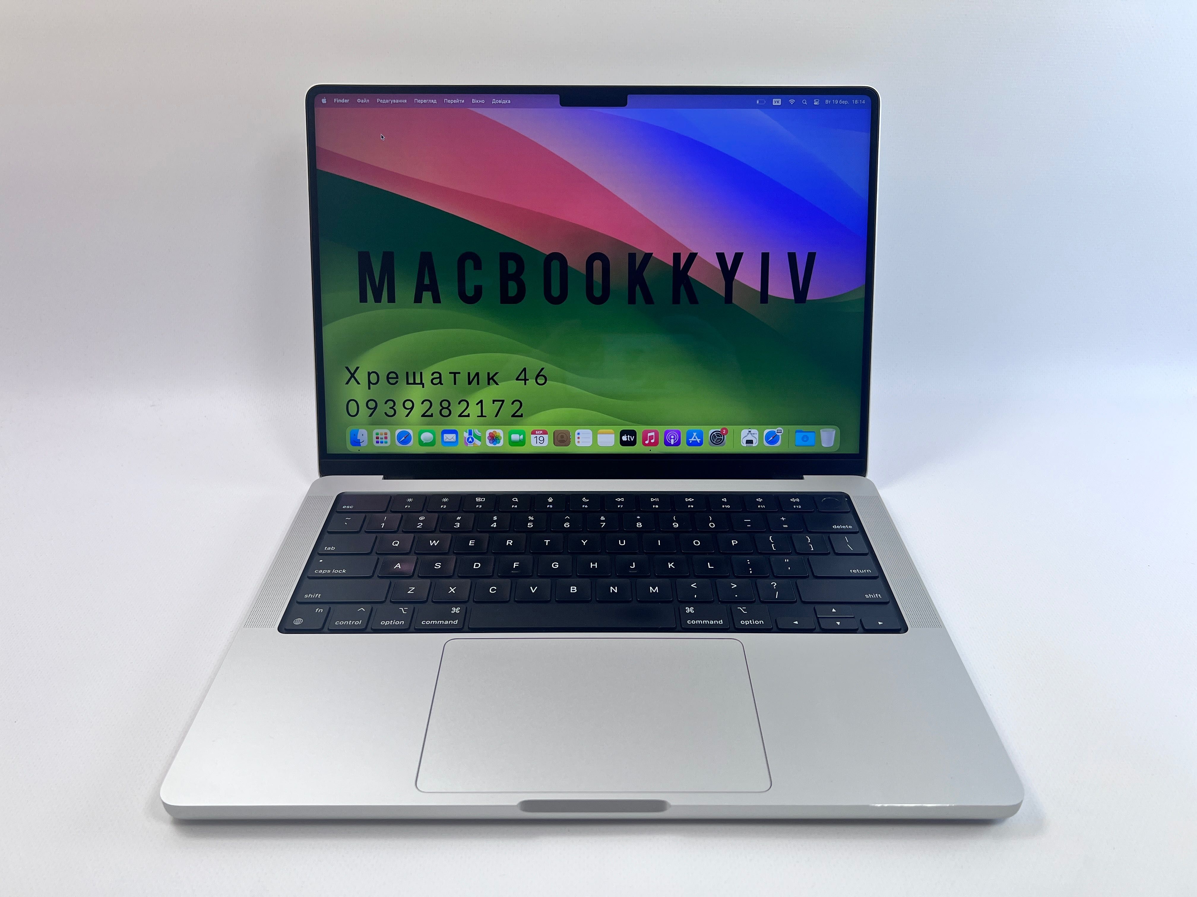 НЕ МДМ! MacBook Pro 14 2021 M1 Pro 32GB RAM 512GB SSD Silver ГАРАНТІЯ!