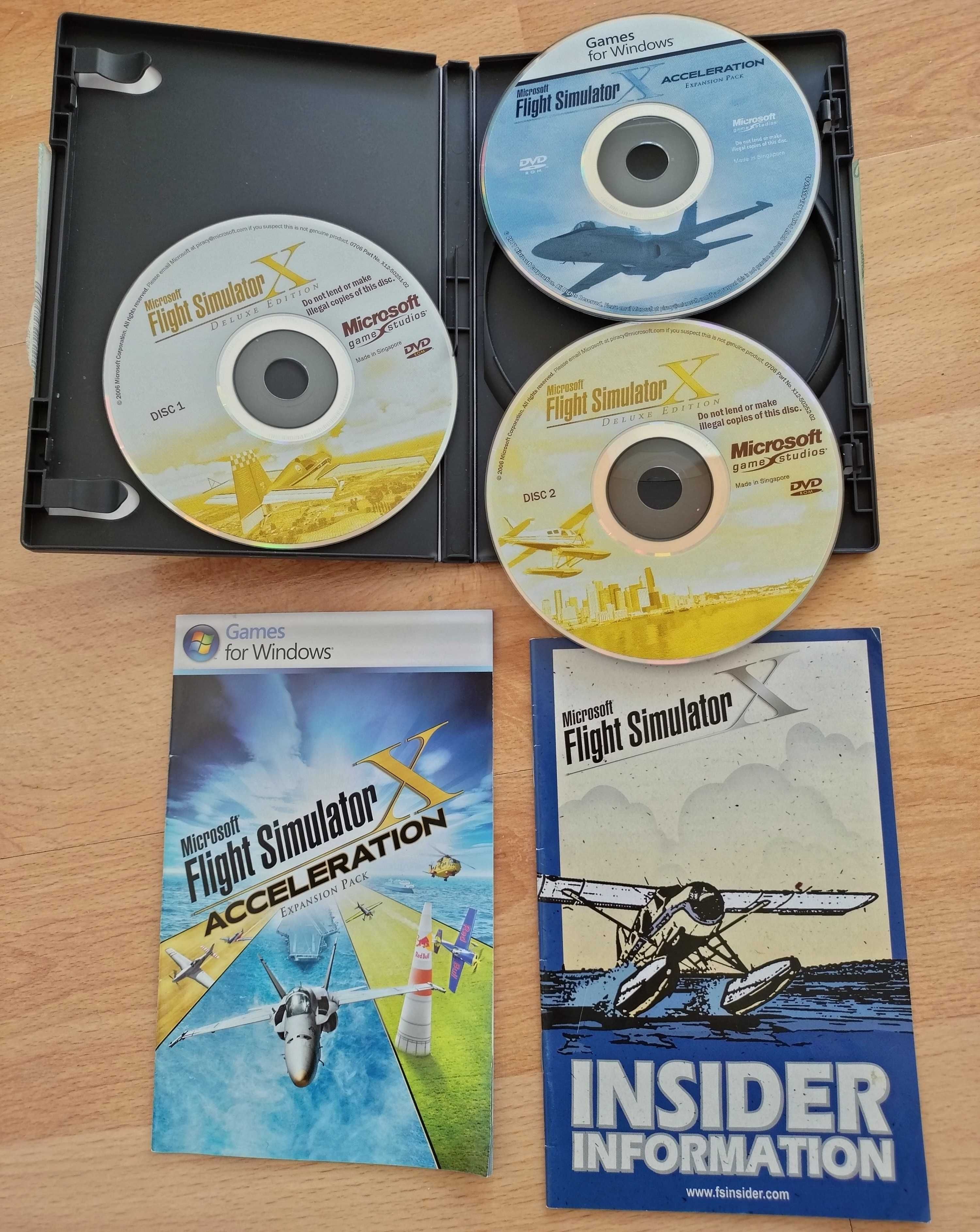Flight Simulator X Gold Edition Eng ( Deluxe + Acceleration Pack )