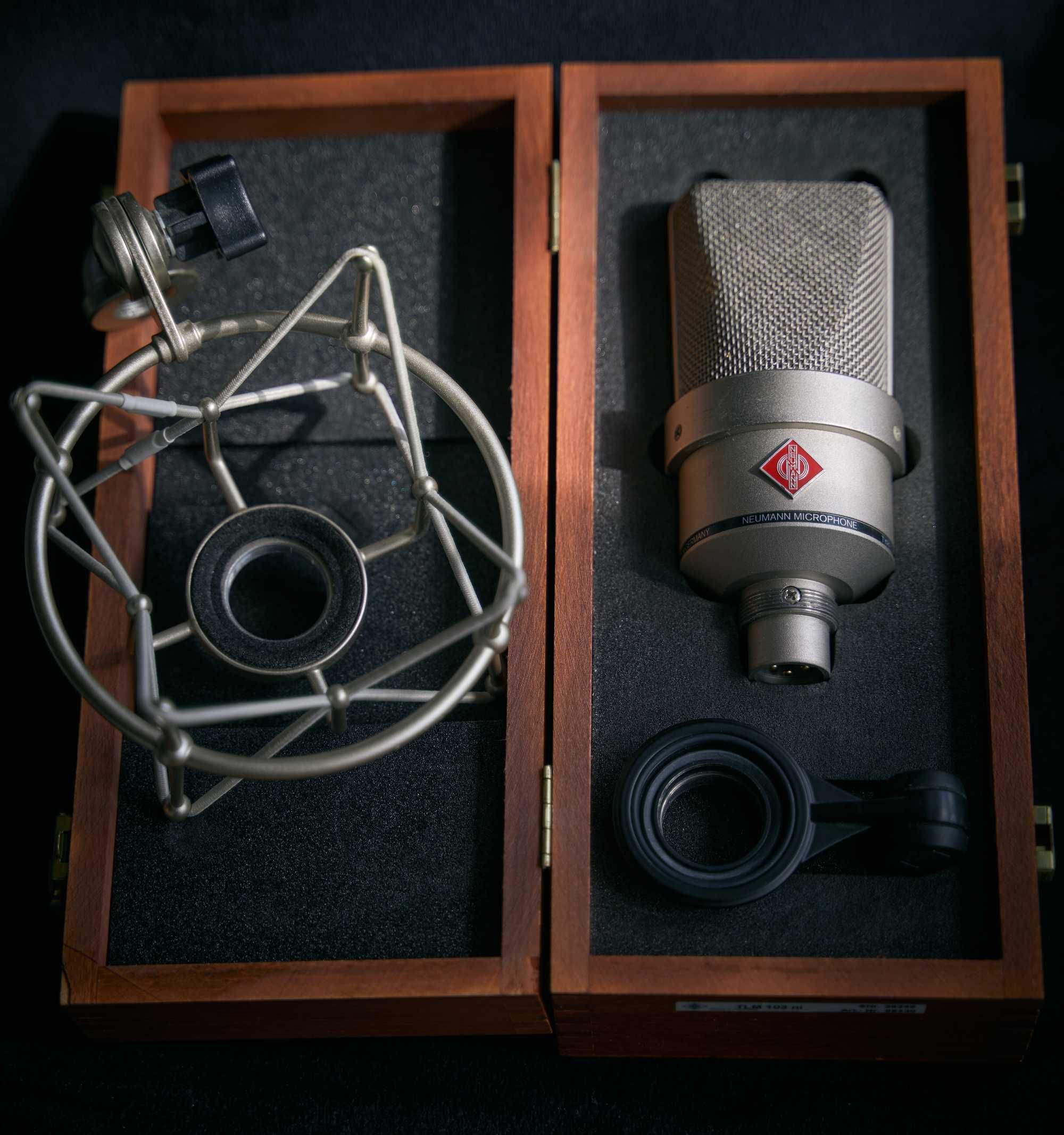Mikrofon pojemnościowy Neumann TLM 103 + koszyk