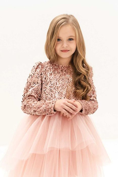 Святкове плаття для дівчинки 5-6 років, плаття для фотосесії