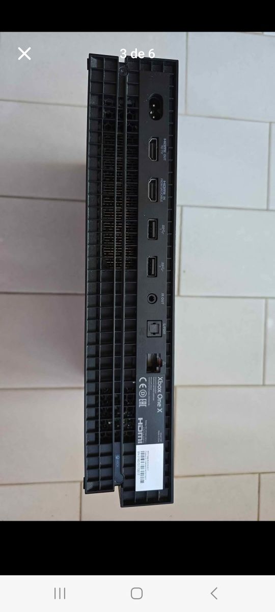 Xbox one X  1tb comando original